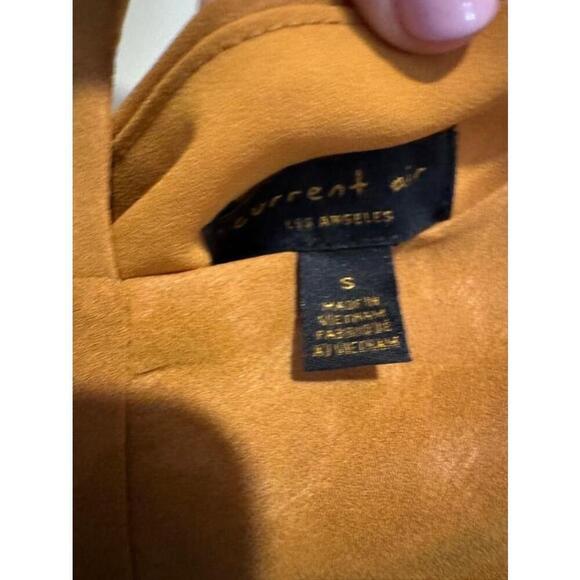 Women's Current Air Brown Wrap Top - Size S - Picture 6 of 6